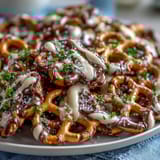 Shamrock Pretzel Bites with white chocolate and green sprinkles—festive, salty-sweet snacks perfect for St. Patrick's Day parties.