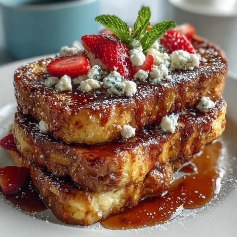 Spring Brunch Strawberry French Toast