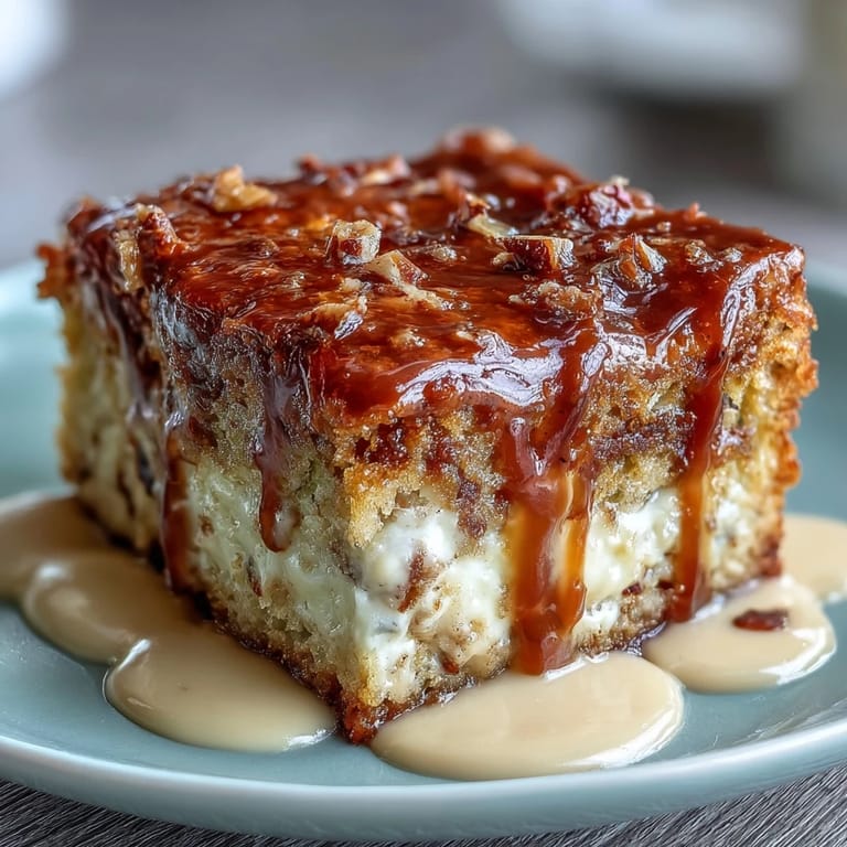 Moist and fragrant cake infused with dandelion honey, drizzled with zesty lemon glaze, perfect for afternoon tea or celebrations.