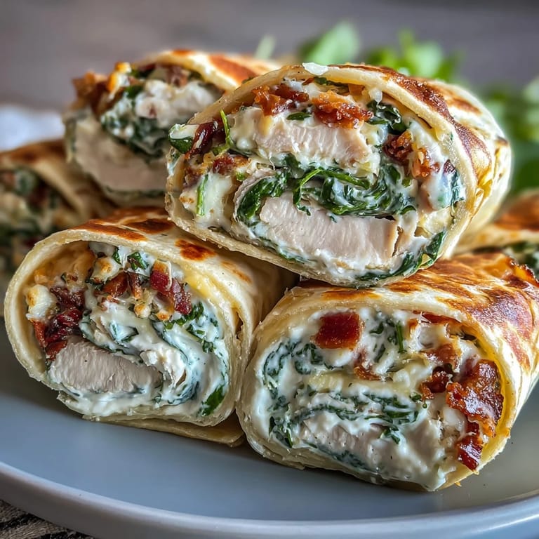 Chilled turkey, cheese, and spinach tortilla pinwheels ready to serve, ideal for quick lunches or festive gatherings.