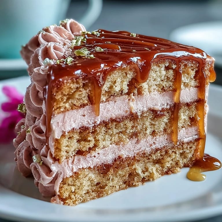 Moist pink velvet cake with rosé wine, perfect for celebratory events.