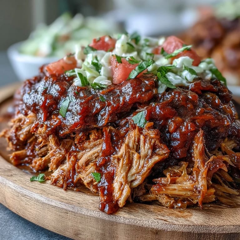 Celebrate Juneteenth with this flavorful pulled pork and colorful watermelon slaw dish.